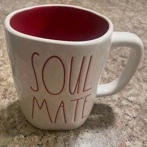 Rae Dunn Red Soulmate Ceramic Mug